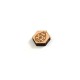 Wooden Hexagon Pendant Ladybug 15x17mm