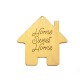 Wooden Lucky Pendant House "Home Sweet Home" 70x70mm