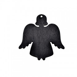 Ξύλινο Μοτίφ Μαυροπίνακας Άγγελος 90x89mm