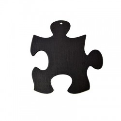 Wooden Lucky Pendant Blackboard Puzzle  121x116mm