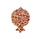 Wooden Lucky Pendant Pomegranate 80x61mm