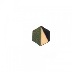 Wooden Pendant Hexagon 14x16mm