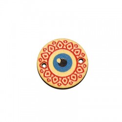 Wooden Connector Round Eye March 22mm