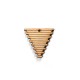 Wooden Pendant Triangle 36x35mm