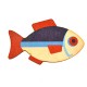 Wooden Magnet Fish 70x44mm