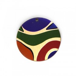 Wooden Pendant Round 46mm