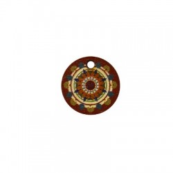 Wooden Pendant Round 18mm