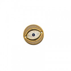 Wooden Conector Round Eye 22mm