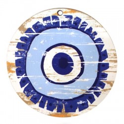 Wooden Pendant Round Eye 70mm