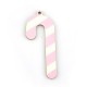 Wooden Pendant Candy Cane 27x60mm