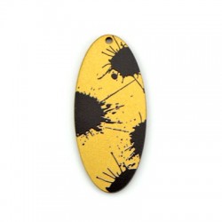 Wooden Pendant Oval 26x60mm