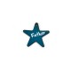 Wooden Charm Star "Father" 25x20mm
