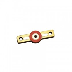 Wooden Connector Tag w/ Eye 22x8mm