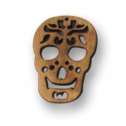 Coglante de Cuero Calavera 25mm