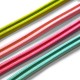 Leather Regaliz Cord with Groove 6.8x9.8mm