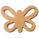 Farfalla in Cuoio 70x50mm