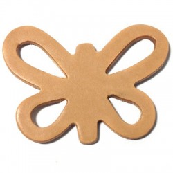 Mariposa de Cuero 70x50mm
