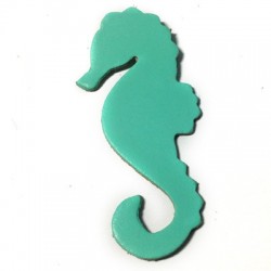 Caballo del Mar de Cuero 65x30mm