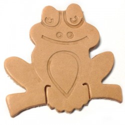 Grenouille en cuir 55 x 55 mm