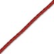 PU Leather Braided Cord Round 6mm