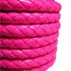 Synthetic Leather Cord Round Braided 7mm (5mtrs/ Spool)