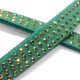 Faux Suede 3 Rows Rivet 10mm (3 mtrs/spool)