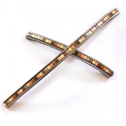 Synthetic Flat Cord 4.5mm with Chain (~40cm/piece)