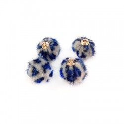 Fur Animal Print with Cap 16mm