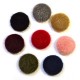 Fur Flat Back Button 30mm