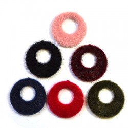 Fur Pendant Round 40mm