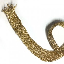 Metallic Net Lace 12mm