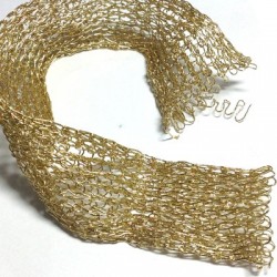 Metallic Net Lace 30mm