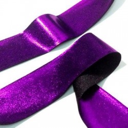 Lycra Elástica con Glitter Calidad Superior 30mm (~10mtr/rollo)