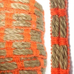 Cordón de Cañamo Plano 15mm (~5mtr/rollo)