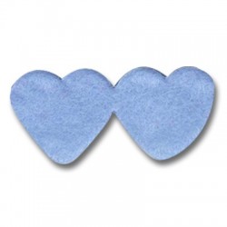 Felt Lace Heart 25mm