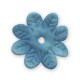 Fleur Plate en Tissu 35 mm