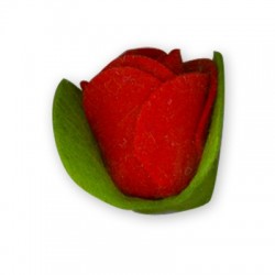 Rosa de Fieltro 32x30x13mm