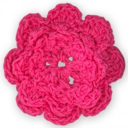 Fleur en Laine 45 mm