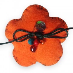 Felt Pendant Flower 45mm