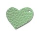 Synthetic (PU) Leather heart 35mm