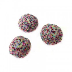 PomPon de Poliester Multi ~30mm