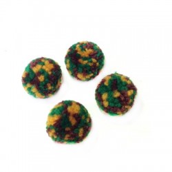 PomPon de Poliester/Lana Multi ~25mm
