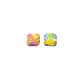 Fabric Button Square 17mm