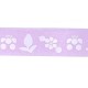 Lacet Synthétique avec Fleurs 20mm