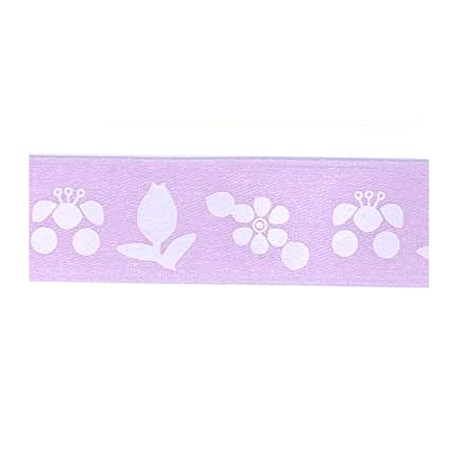 Ribbon Synthetic with Flowers 20mm