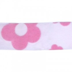 Ribbon Velvet with Flowers 25mm