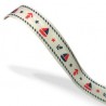 Blanc cassé/Bleu