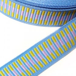 Nastro Sintetico Grosgrain con Righe 20mm