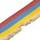 Nastro di Cotone Grosgrain con Frange 20mm