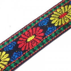 Cinta Trenzada Étnica ~33mm (~3yardas/paquete)